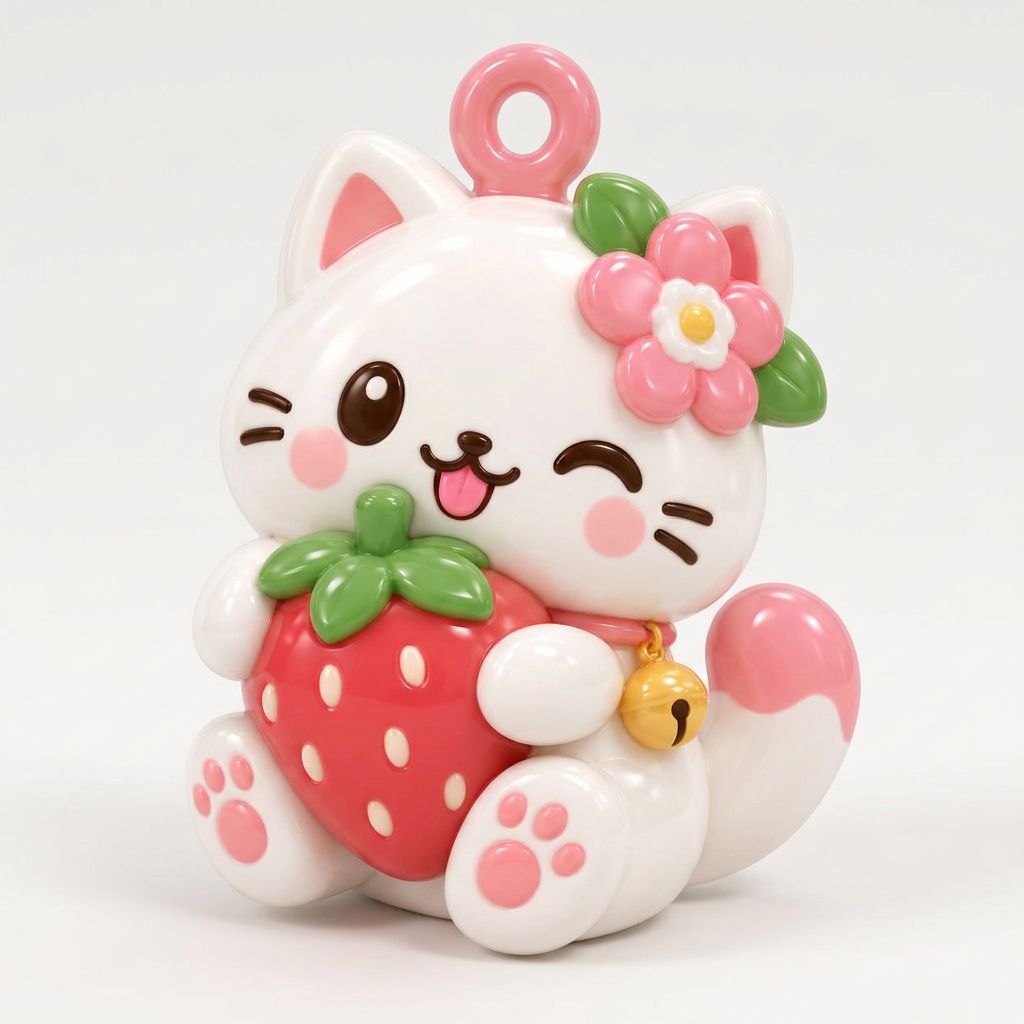 Strawberry Sweetheart Kitten